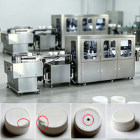 Alimentation automatique haute vitesse 360 °   Système d'inspection visuelle CCD pour les bouchons de bouteilles |   Machine de détection et de tri des défauts par IA