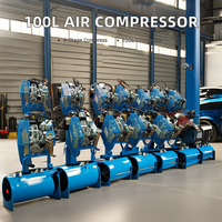 Compresseur d'air électrique portable lubrifié, réservoir de plongée sous-marine de 100 litres, nouveau compresseur de plongée sous-marine à piston, alimentation CA 300 bar
