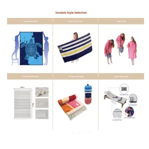 Telo Mare Turco Grande Formato con Nappe, Tinto in Filo, a Righe, in Poliestere Cotone Jacquard, Rettangolare, Personalizzabile, Estivo - Product Image 4