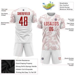 Short Sleeve <b>Soccer</b> Football Jersey Set Breathable Lightweight Match Training Uniform Shirt and Shorts for Men Youth Teams - Product Image 5