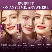 Stick multi-baume hydratant au calcium et au collagène pour le visage, crème anti-rides éclaircissante, marque privée