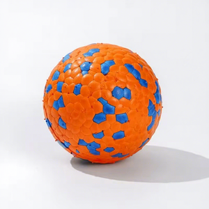 Pelota Masticable Ecológica de Espuma para Limpieza Dental, Indestructible, para Masticadores Agresivos |   Juguete Flotante Ligero y Resistente para Perros con Diseño de Dibujos Animados - Uso Diario - Product Image 1