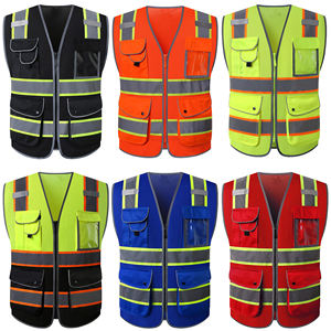 Chaleco <span class=keywords><strong>de</strong></span> <span class=keywords><strong>Seguridad</strong></span> <span class=keywords><strong>de</strong></span> Poliéster ANSI Clase 2 con Color Personalizado, Cinta Reflectante <span class=keywords><strong>de</strong></span> 5 cm, Alta Visibilidad y Durabilidad <span class=keywords><strong>para</strong></span> Trabajos <span class=keywords><strong>de</strong></span> Construcción y <span class=keywords><strong>Seguridad</strong></span> - Product Image 1