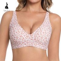 Soutien-gorge sans armatures à fermeture latérale pour femme, style léopard, best-seller transfrontalier, directement du fabricant, coupe 3/4, style Pure Desire sexy