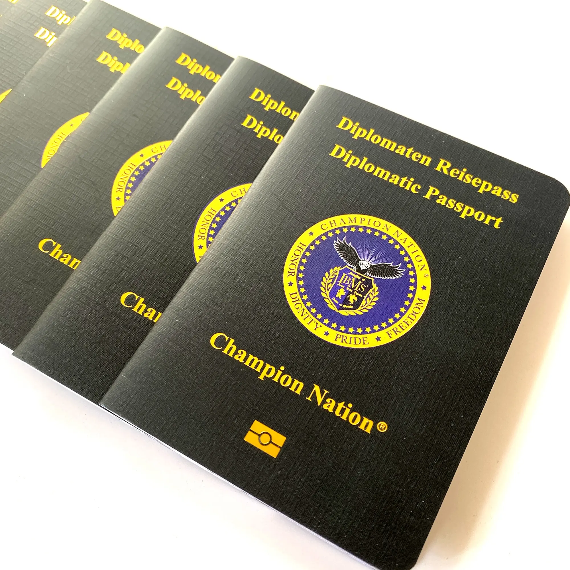 Таможня А5 А6 размер бумаги напечатанный поддельный паспорт книга буклет печать для участника