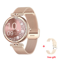 Reloj Inteligente NX17 PRO para Mujer, Monitoreo de Salud, Pantalla AMOLED de 1.19 Pulgadas, Resistente al Agua IP68, Llamadas Bluetooth, Reloj Inteligente de Moda para Dama