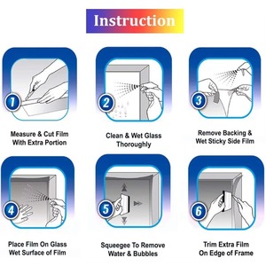 Photochromic Self-adhesive Modern Decorative Glass <b>Window</b> Tint Film with Color Changing <b>Sticker</b> Free Sample for Building Use - Product Image 6