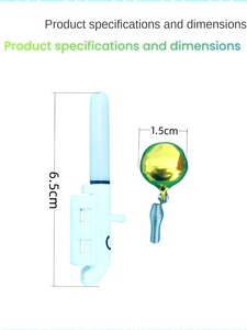 New Arrival điện tử câu cá đêm ánh sáng Stick với đầy màu sắc Glow báo động 425 pin nhựa Rod móc nổi - Product Image 5