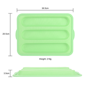Moule à pain français en fibre de verre antiadhésif réutilisable, silicone de qualité alimentaire, compatible four, plaque à pain en fibre de verre - Product Image 2