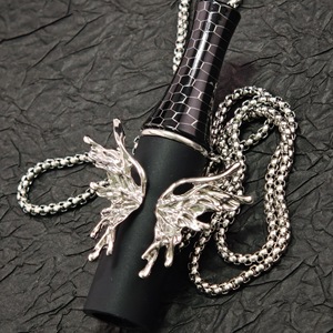 Embout de chicha en métal de luxe avec tête d'animal 3D, embout unique en forme de crâne de lion - Product Image 6