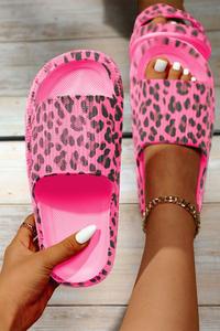 Nueva Llegada Mujeres Tendencia Diapositivas Planas Ligero Estampado <span class=keywords><strong>de</strong></span> leopardo Nube Cojín Diapositiva Sandalia Estampado <span class=keywords><strong>de</strong></span> leopardo Nube Sandalia Diapositiva - Product Image 2