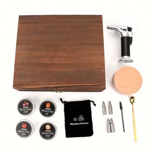 Kit de fumage de cocktails DIY design |   Ensemble complet avec plusieurs copeaux de bois |   Personnalisable pour les cadeaux de barman à domicile - Product Image 5