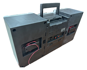 Máy thu thanh cassette di động lớn, kết nối với bộ thu sóng đa băng tần AM/FM/SW - Product Image 2