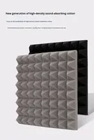 Panneaux acoustiques en mousse pour hôtel, vente directe d'usine MOTNS, 50x50, pyramide, ignifuges, NRC 0.8, design traditionnel, insonorisation 25/50 mm