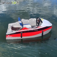 Haute qualité personnalisé 72V surf électrique Go Karting Mini Jet Boat pour adultes 72V batterie tension avec aileron inclus