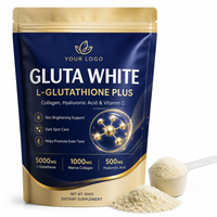 Poudre de L-Glutathion Plus Collagène Vitamine C OEM ODM Emballage Personnalisé Sachet 500g Fournisseur en Gros