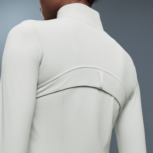Custom Women Feeling Fitness Clothing Activewear Top <strong>Workout</strong> Gym Full Zipper up <strong>Jackets</strong> with Thumb Hole - Product Image 4