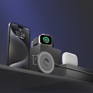 Estación de Carga Inalámbrica Magnética 3 en 1 Súper Rápida de 15W, Portátil, para Productos de la <span class=keywords><strong>Serie</strong></span> iPhone 17, 16 y 15, Aleación de Zinc - Product Image 6