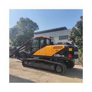 Excavatrice hydraulique Hyundai 220LC-9S d'occasion de haute qualité, 22 tonnes, équipement industriel à vendre à bas prix - Product Image 1