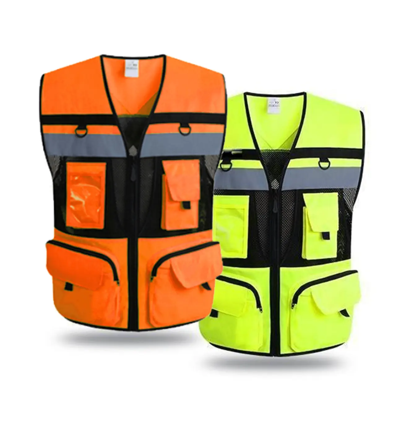 Saftey Vest Chalecos Reflectivos Reflective Safety Safety Work Wear Vest Work Safeti Polyester Vest Work Clothing