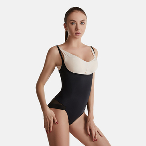 Corset <span class=keywords><strong>Bustier</strong></span> <span class=keywords><strong>Sculptant</strong></span> Respirant en Nylon Spandex Sans Couture pour Femmes Grandes Tailles S-XXL, avec Entrejambe Ouvert, Style Colombien, en Maille - Product Image 6