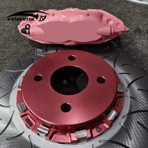 فرجار فرامل وردي مخصص عالي الأداء 4 مكبس طقم لسيارة chanan Ford Honda cival CRV Jazz Audi S3 8V TT MK2 - Product Image 2