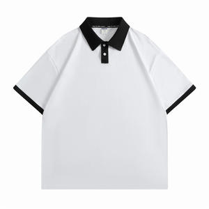 Design classique 100% coton 200gsm Collision couleur décontracté polo pour enfants coupe ample respirant enfants uniformes polos - Product Image 3