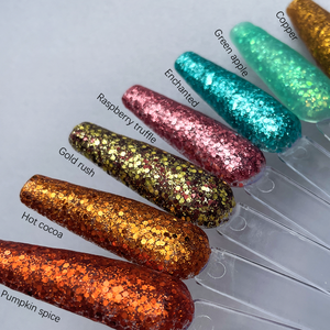 14 cores caem outono acrílico prego pó acrílico ouro laranja acrílico para unha escultura francês unha extensão - Product Image 4