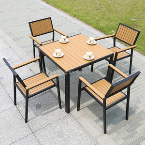 Set <span class=keywords><strong>da</strong></span> pranzo in <span class=keywords><strong>legno</strong></span> per <span class=keywords><strong>tavolo</strong></span> <span class=keywords><strong>da</strong></span> pranzo e sedia <span class=keywords><strong>da</strong></span> <span class=keywords><strong>giardino</strong></span> in plastica per esterni all'ingrosso - Product Image 3