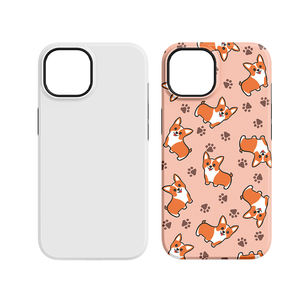 صخرة الفضاء الحالات الهاتف فارغة التسامي الحالات الهاتف 3D تبو بكيس 2 في 1 صعبة فارغة غطاء المحمول - Product Image 5