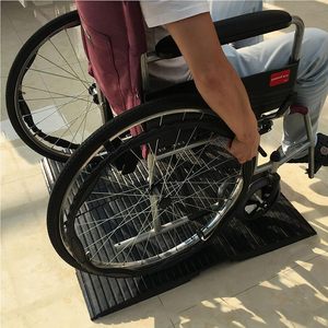 Rampe de seuil en caoutchouc pour fauteuils roulants/déambulateurs, rampe de transition intérieure/extérieure pour patio, pont de rampe de trottoir - Product Image 2