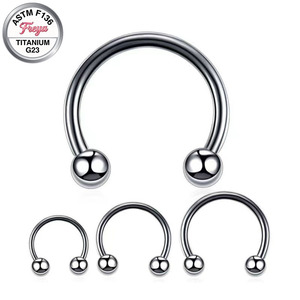 <span class=keywords><strong>Piercing</strong></span> Freya G23 de Titanio para Nariz, Septum, Oreja, Ceja, Labio, Hélix, <span class=keywords><strong>Tragus</strong></span>, Aros de 14G y 16G, Joyería para Piercings - Product Image 1