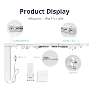 Cortinas Electrónicas Inteligentes Zemismart, Riel Motorizado para Cortinas, Interruptor <span class=keywords><strong>de</strong></span> Pared EU, Compatible con Alexa, <span class=keywords><strong>Google</strong></span> Home y la Aplicación Tuya, para Baño - Product Image 5