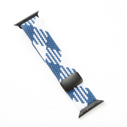 Nylon woven magnetic buckle a blue and white