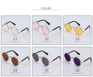 แว่นกันแดดสำหรับสัตว์เลี้ยงสุนัขพันธุ์เล็ก รุ่นใหม่ล่าสุด ปี 2023 แฟชั่นมินิ น่ารัก รับทำโลโก้ ของเล่นกลางแจ้ง ขายส่ง - Product Image 2