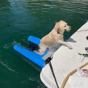 Rampe aquatique gonflable pour chien en PVC maillé de qualité supérieure, antidérapante, flottante, pliable pour <span class=keywords><strong>piscine</strong></span>, lac et loisirs quotidiens des animaux de compagnie - Product Image 2