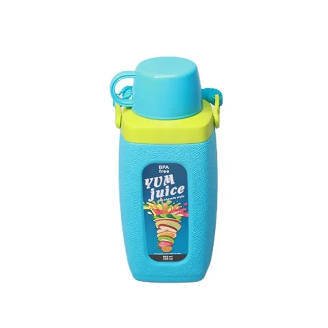 960ml Large Volume Students Outdoor Sports Plastic Water Bottle with Drink Cup