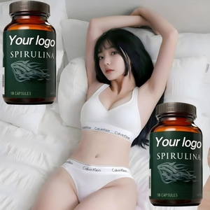 <span class=keywords><strong>Spiruline</strong></span> pilules amincissantes coupe-faim bloqueur de glucides avec booster de métabolisme personnalisation de supplément de régime végétalien naturel - Product Image 6
