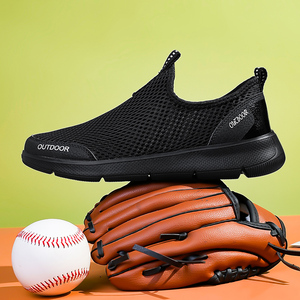 Chaussures décontractées pour hommes grandes tailles, mode été, chaussures de sport et de marche, tige en maille respirante, semelle souple en EVA légère - Product Image 5