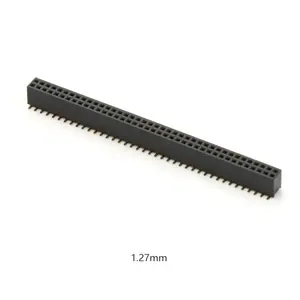 1.27mm Pin Header 2-40pins Male Female Double Single Row Pin Header Smd 1.27 Pitch Pin Header