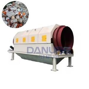 Equipo avanzado de cribado de tambor de acero inoxidable Máquina de reciclaje de residuos de operación suave - Product Image 1