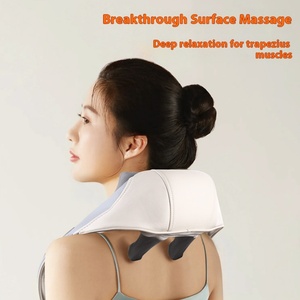 Masajeador de cuello y hombros con compresión caliente y amasamiento cervical, artefacto de protección para el cuello, personalizado de fábrica. - Product Image 2