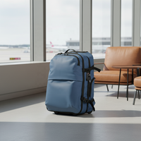 Tas Ransel Laptop Bisnis Tahan Air RESENA Unisex dengan Port Pengisian Daya USB dan Kantong Vakum