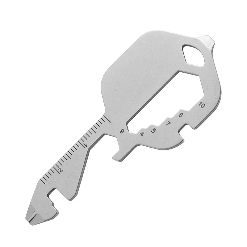 מחנאות מפתח צורת הישרדות EDC רב ארנק כיס כלי כרטיס עם סכין להב