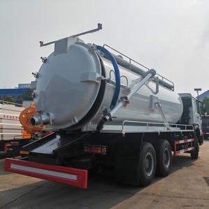 Camion d'aspiration des eaux usées Sinotruck HOWO 6x4, capacité de chargement de 25 000 litres (25 m³), prix d'usine - Product Image 5
