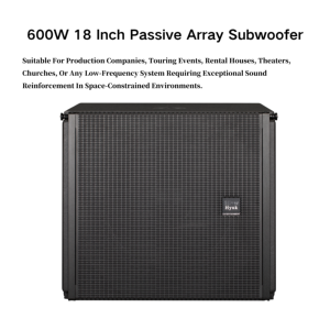 プロフェッショナルオーディオサウンドシステムラインアレイスピーカー簡単操作600W18インチサブウーファーパッシブラインアレイスピーカー - Product Image 3