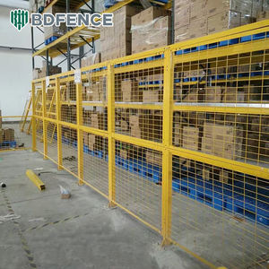 Valla de Seguridad Personalizable para Talleres, Valla Metálica Galvanizada Resistente a la Oxidación, Proceso de Soldadura para Vallas Industriales de Fábricas y Almacenes - Product Image 2