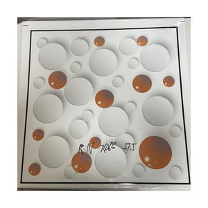 Pannello per Soffitto Moderno Quadrato in PVC Ignifugo Impermeabile Artistico Installazione Rapida per Decorazione Casa e Hotel - Product Image 1