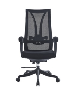Silla <span class=keywords><strong>de</strong></span> Oficina Ejecutiva <span class=keywords><strong>Industrial</strong></span> para el Hogar, Silla <span class=keywords><strong>de</strong></span> <span class=keywords><strong>Trabajo</strong></span> para Empleados, Altura Ajustable, Respaldo Alto, Tapizada en Tela - Product Image 4