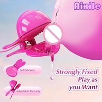 Vibrierende Nippelklemmen, verstellbare Klemmen mit Fernbedienung, Nippelvibrator, intimes Zubehör für Frauen und Paare, Sexspielzeug